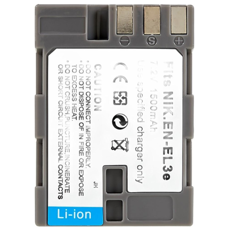 EN - EL3E Batteri til Nikon D200/D80/D300S/D100/D70/D700/D90 Etc