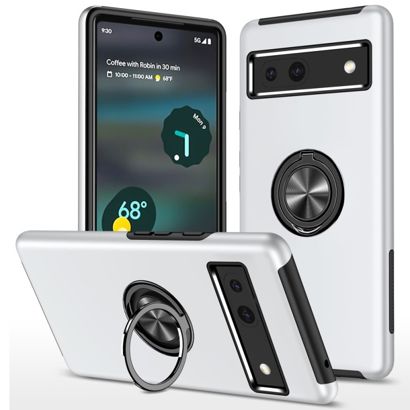 Til Google Pixel 8a Fingerring Kickstand Hybrid Taske