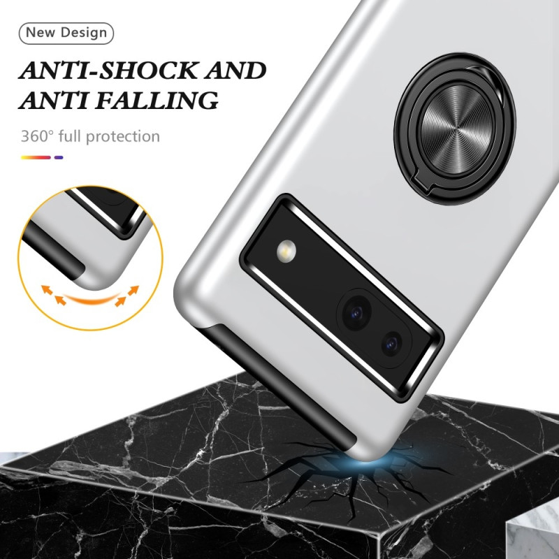 Til Google Pixel 8a Fingerring Kickstand Hybrid Taske