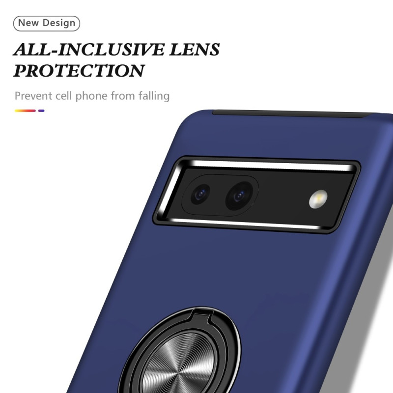 For Google Pixel 8a Finger Ring Kickstand Hybrid Case