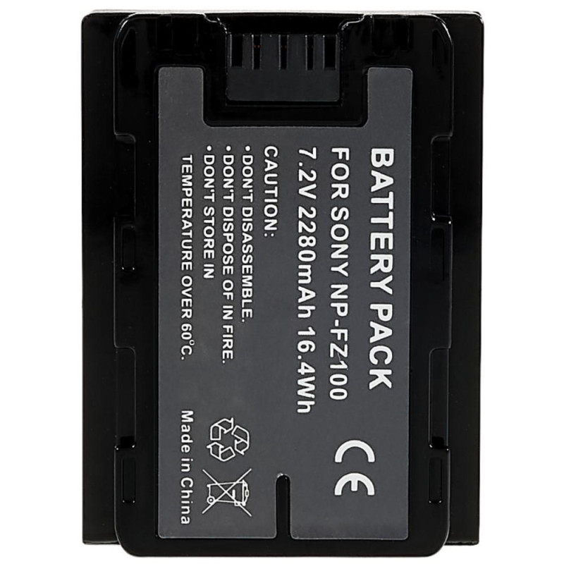NP - FZ100 Li - ion Battery for Sony A7M3 / A7R3 / A7R111 / ILCE - 9 / A6600 / A9M2 Etc