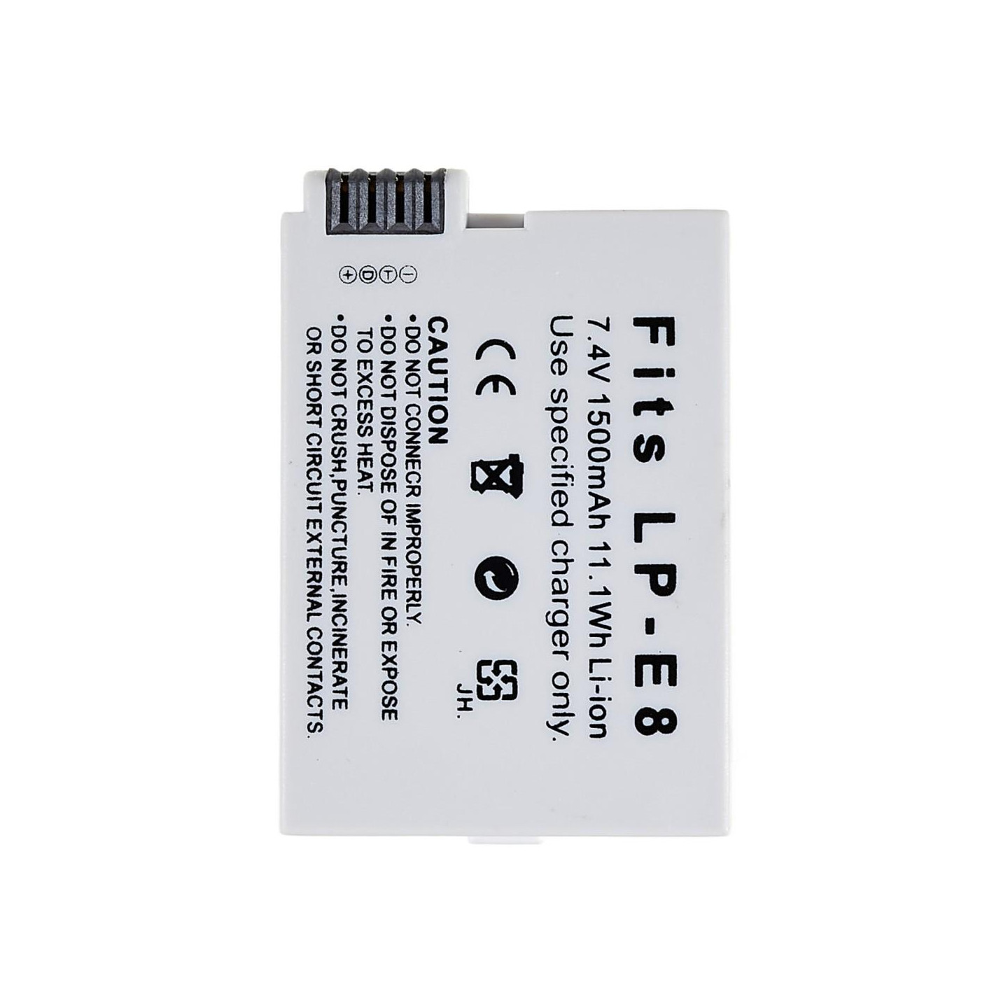 LP - E8 Li - ion batteri til Canon EOS 550D/600D/650D/700D/60D osv