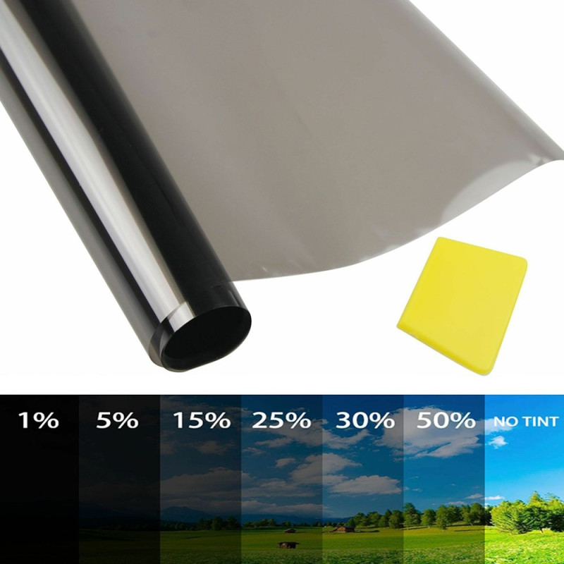 Car Window Tint Film Sun Protection Solar Tinting Film - 1 Percent
