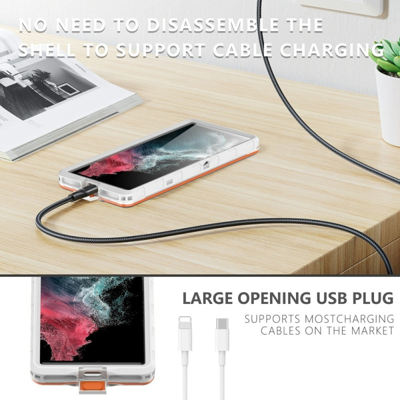 Universal IP68 vandtæt etui Telefon mobil undervandsbeskyttelse