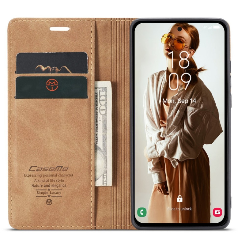 CASEME Lommebok - deksel Samsung Galaxy A55 5G - Brun