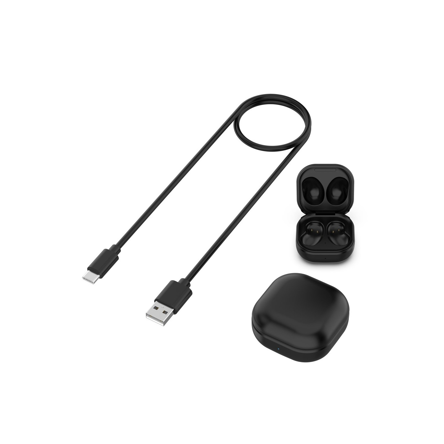 Dock til Samsung Galaxy Buds Live Earbuds Opladerrum Opladerkabel
