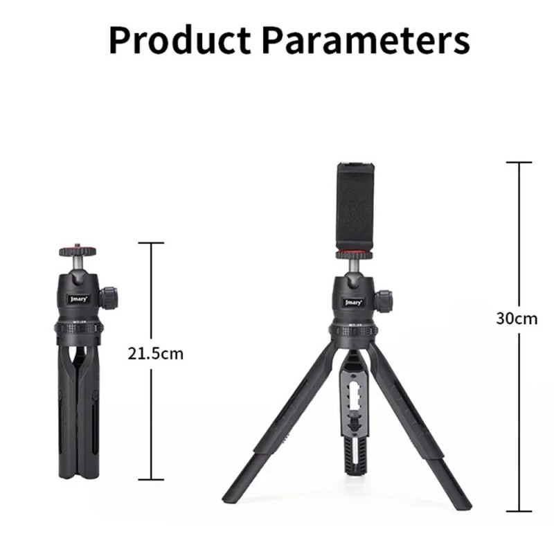 JMARY MT - 30 Selfie Stick 5 - seksjoners justerbart stativ for kamera/telefon/projektor