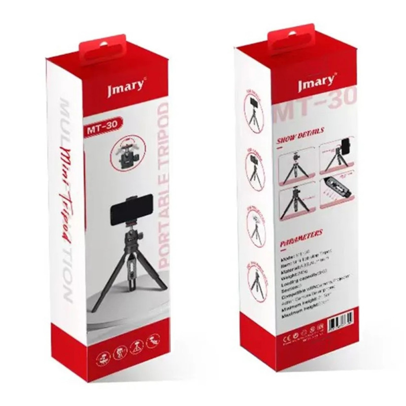 JMARY MT - 30 Justerbart Stativ til Kamera / Telefon / Projektor