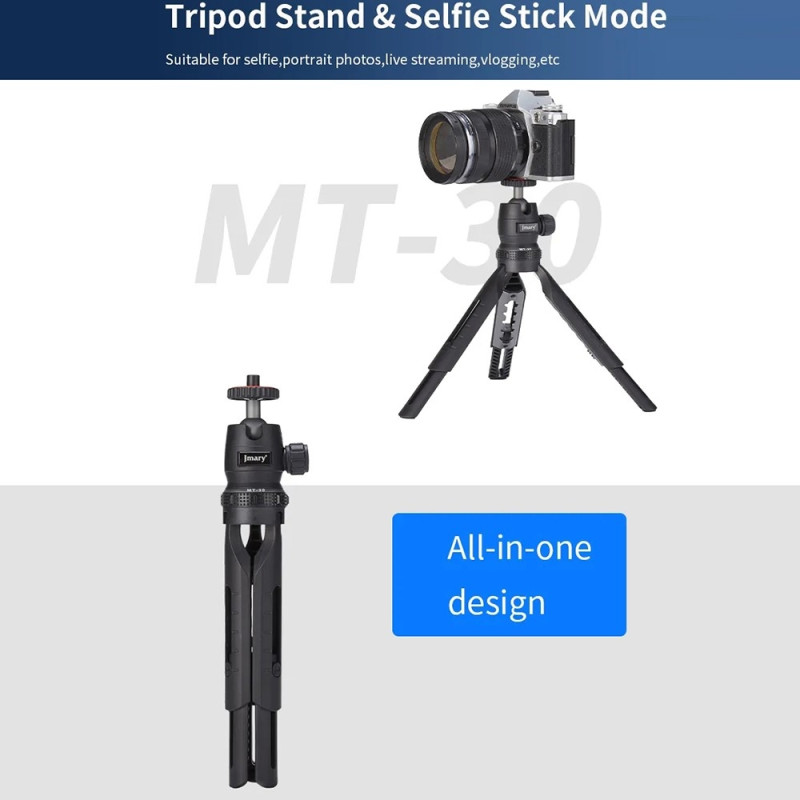 JMARY MT - 30 Selfie Stick 5 - section Adjustable Tripod for Camera / Phone / Projector