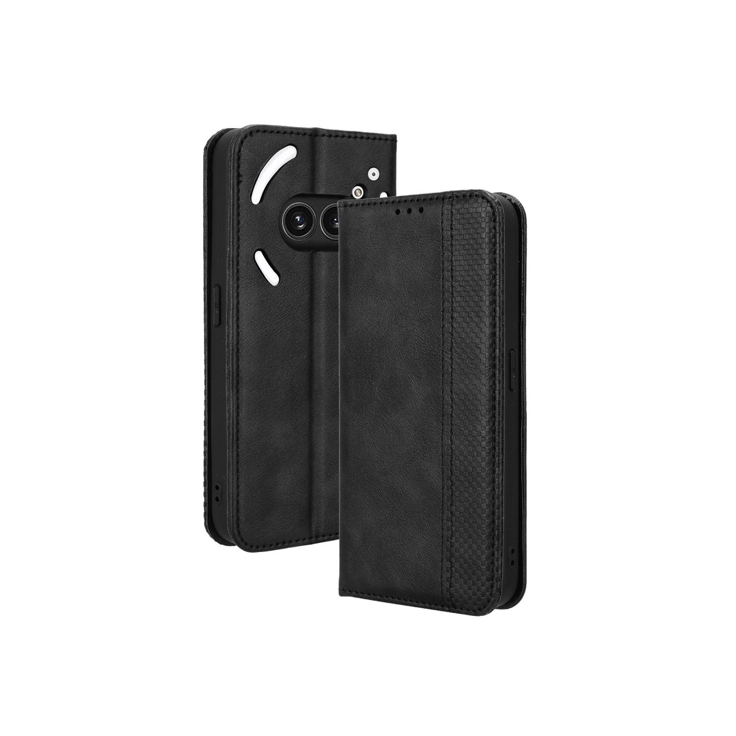 For Nothing Phone (2a) Case Wallet PU Leather Phone Cover Magnetic Closing