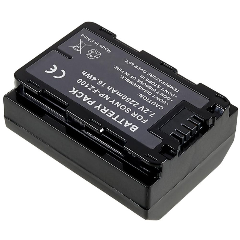 NP - FZ100 batteri til Sony A7M3/A7R3/A7R111/ILCE - 9/A6600/A9M2 osv