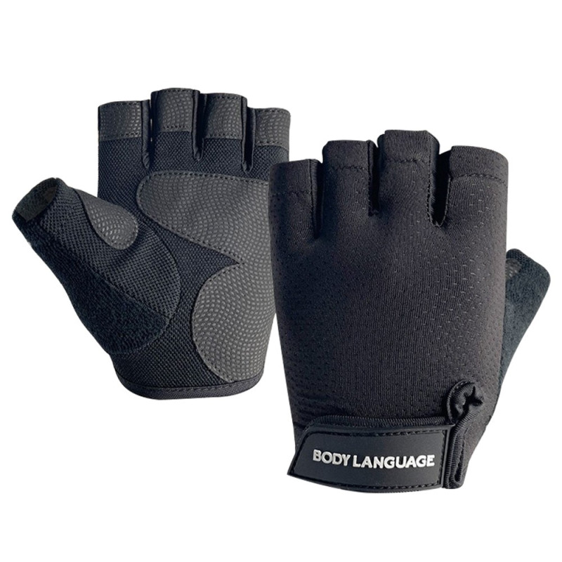 Unisex Pull - ups Fitness Sportshandsker Anti - skrid Halvfingerhandsker