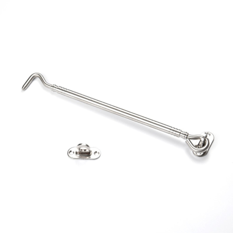 Hasp 10 - tommer vindueslås Sikkerhedslås Rustfrit stål lågelås