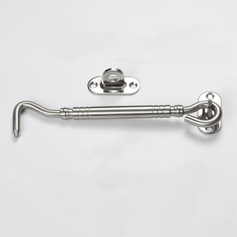 Hasp 10 tuuman ikkunalukon turvalukon ruostumattomasta teräksestä valmistettu portin salpa