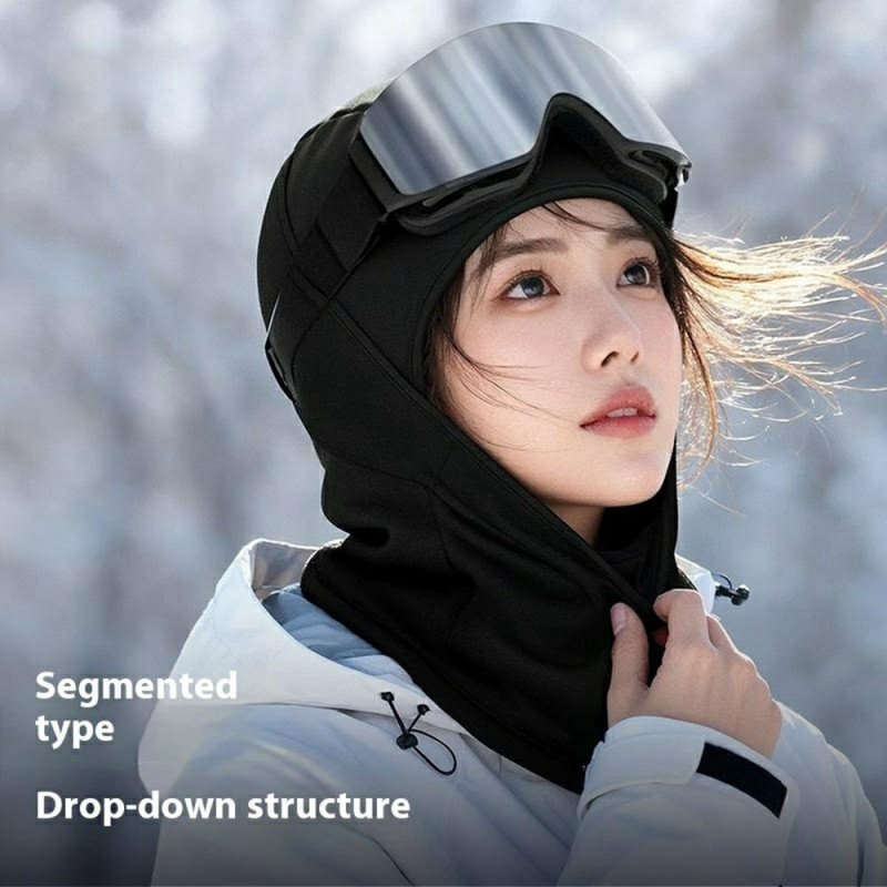 Hat Winter Hat Winter Mask Breathable Balaclava Fleece Lined Windproof Scarf
