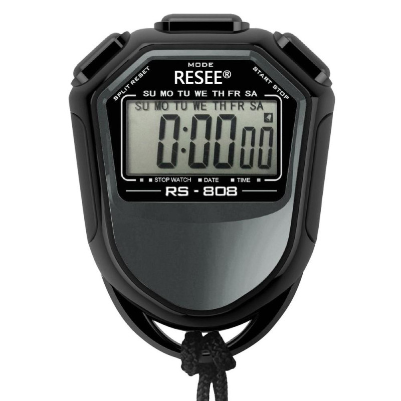 RESEE Stopwatch LCD Screen Timer Swimming Running Sports