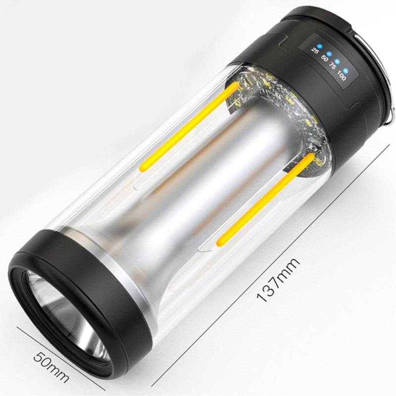 3 - in - 1 Lamp Camping Double light source Rechargeable