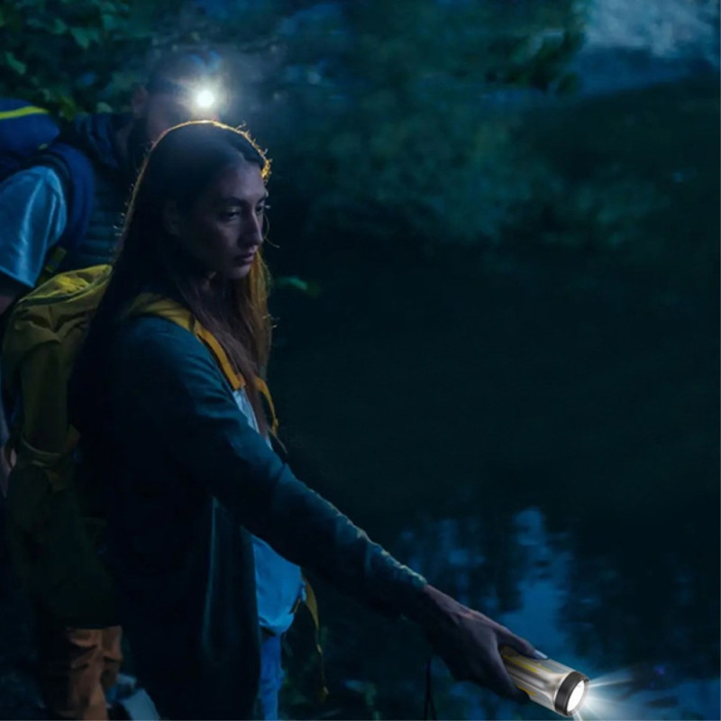 3 - i - 1 lampe Camping Dobbel lyskilde Oppladbar