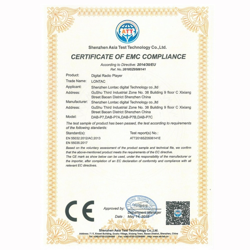 DAB Bluetooth Digital MP3 - soitin Tuki FM - radion TF - kortti