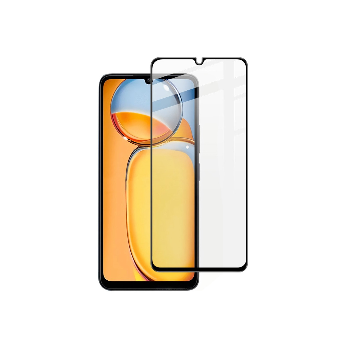 IMAK Pro+ Xiaomi Redmi 13C 5G fuld dækning hærdet glas, sort