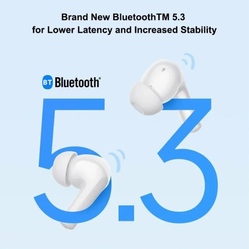 XIAOMI Redmi Buds 4 Aktiv Bluetooth Hodetelefon Hodesett - Svart