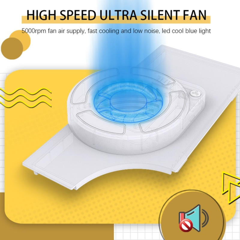Kompatibel med Nintendo Switch OLED Dock Cooling Fan Back Cover Cooler