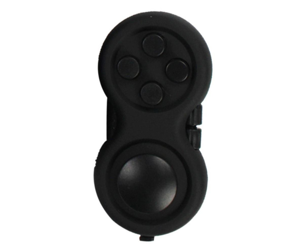 Fidget Spinner Avslappning Pilla JoyStick med nyckelring - Svart