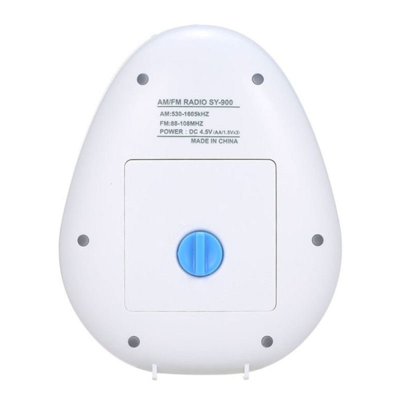 Waterproof HiFi Speaker Battery Powered Shower AM FM Radio