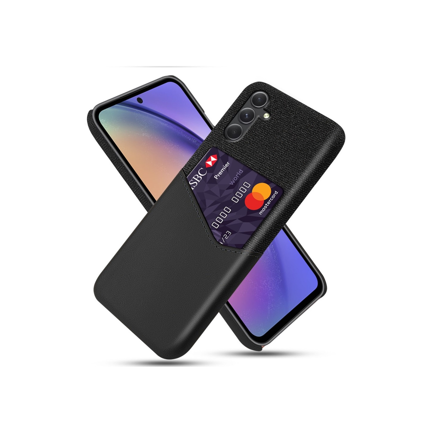 Til Samsung Galaxy A55 Deksel med 2 kortspor