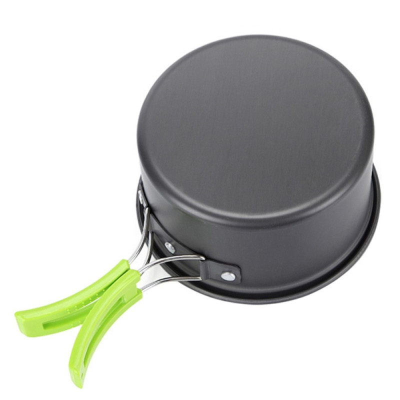 Camping Kitchen utensils set pan with utensils