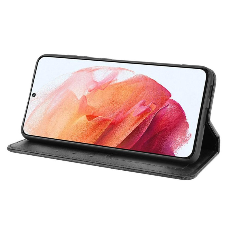 Lompakkoteline Käännettävä puhelinkotelo Samsung Galaxy S21 FE 5G: lle - musta