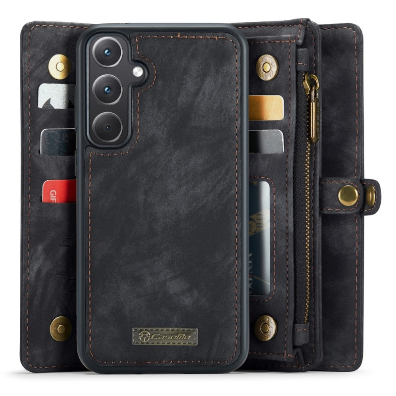 Til Samsung Galaxy A35 5G Caseme Retro Lommebok - deksel - Svart