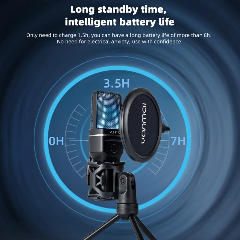 YANMAI Live Streaming Trådløst RGB - mikrofonspil online