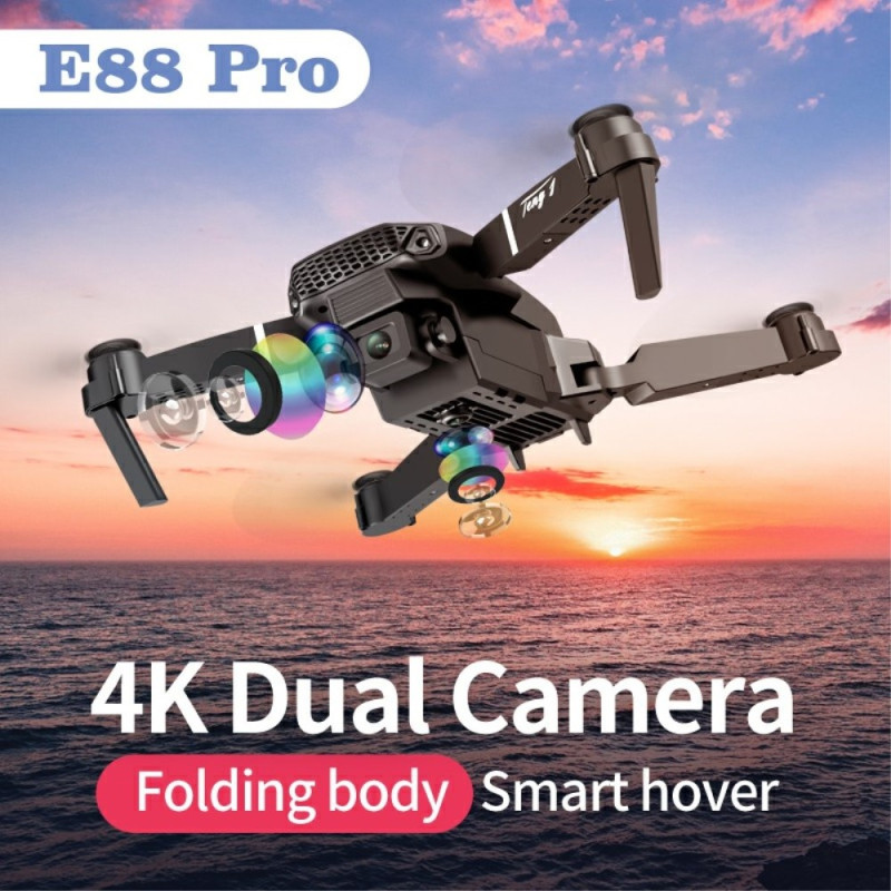 E88 Pro RC Drone Drone with dual cameras dual batteries