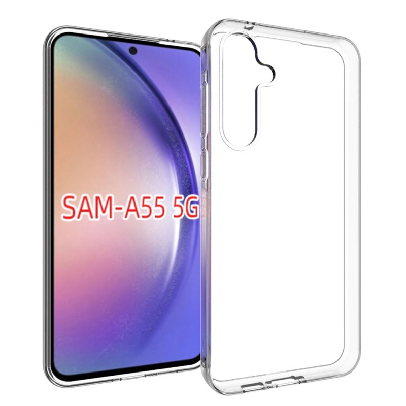 Samsung Galaxy A55 - kuoren TPU - suojus takana