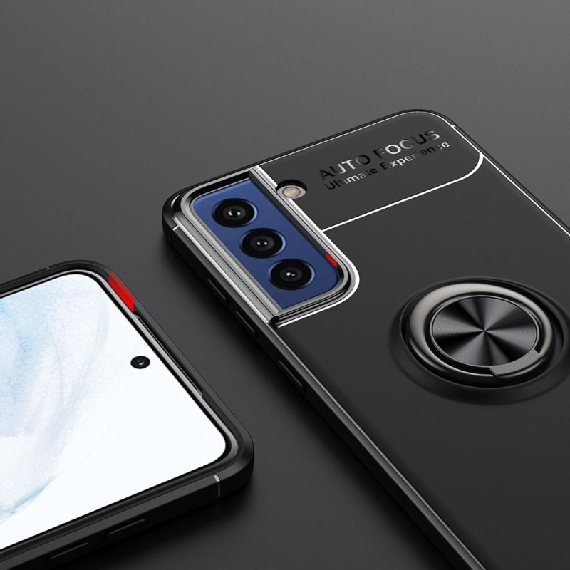 Samsung Galaxy S21 FE TPU Deksel Med Fingerring - Svart