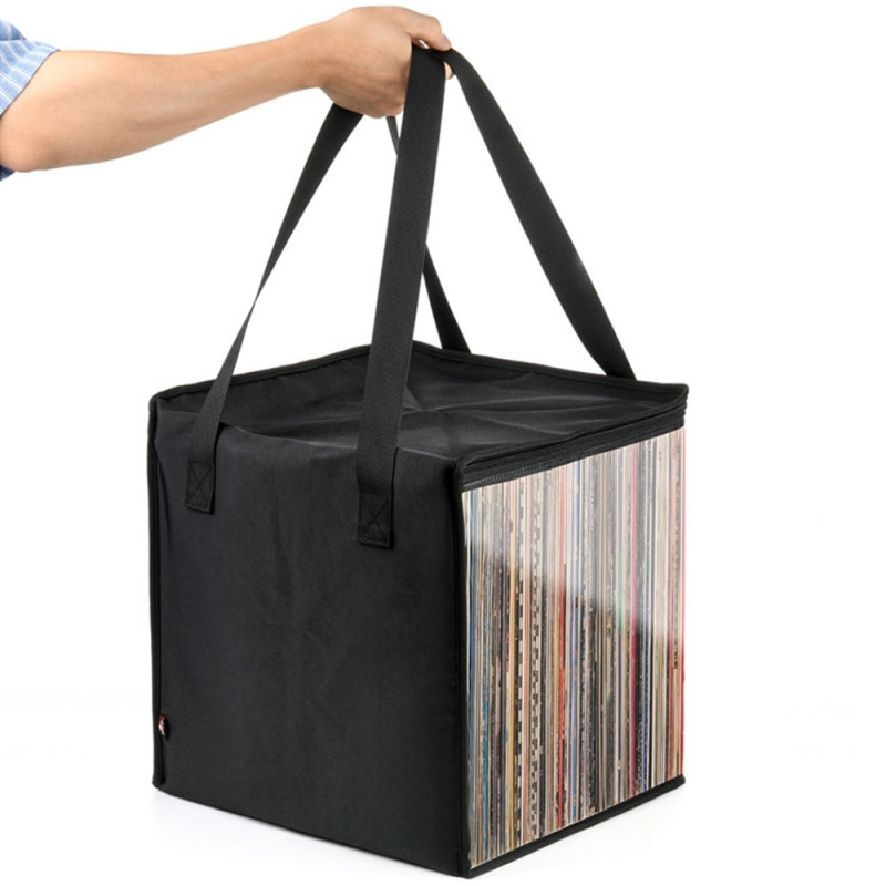 Case Holds up to 50 Vinyl Record LP - Disc Organizer
