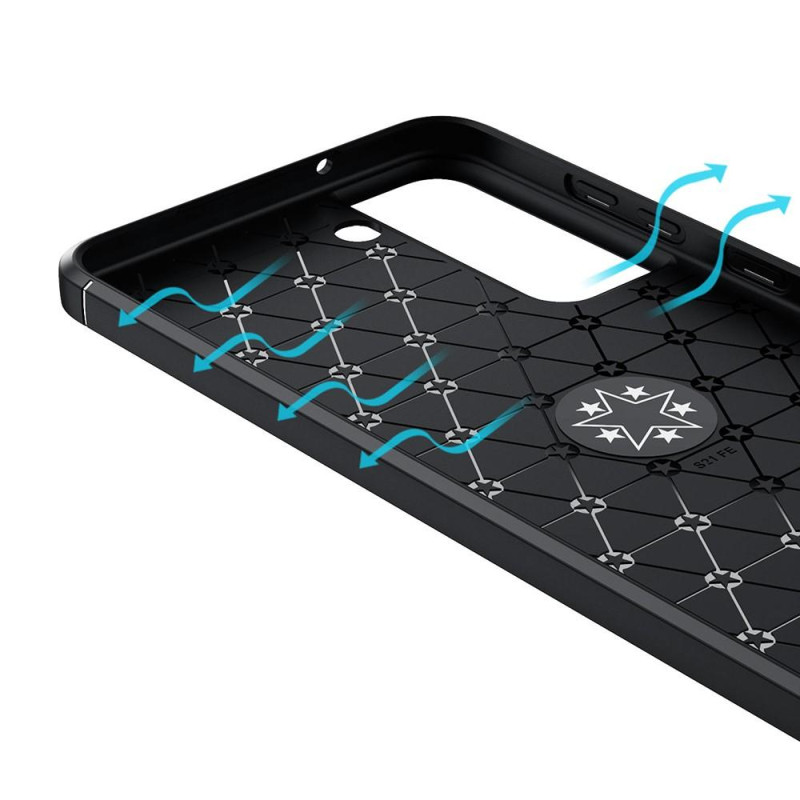 Sormenrengastuki TPU - kotelo Samsung Galaxy S21 FE: lle