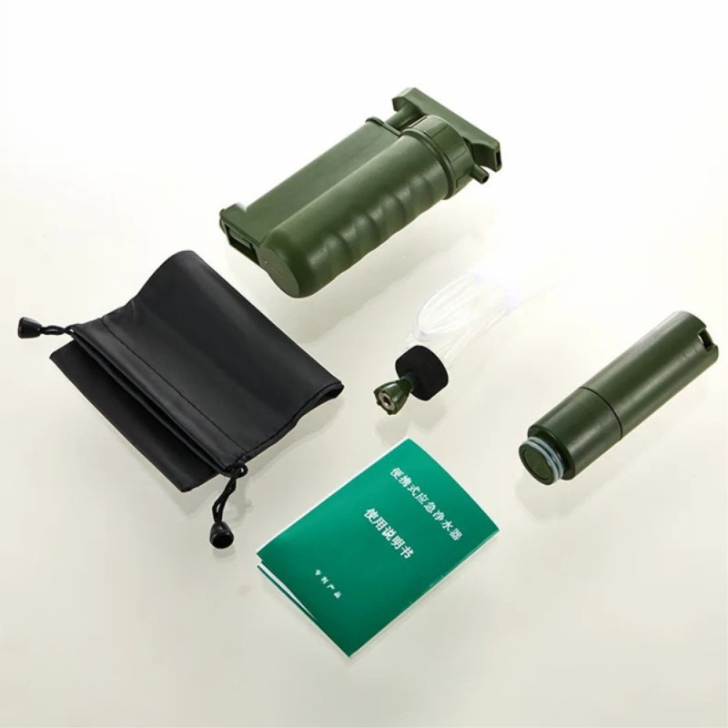 Camping Vandreture Survival Water Filter Nødvandsrenser
