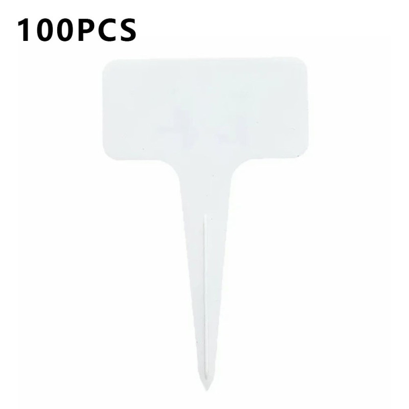 100 kpl T - tyypin kasvien siemenlappu Uudelleenkäyttö kasvipuutarhamerkki