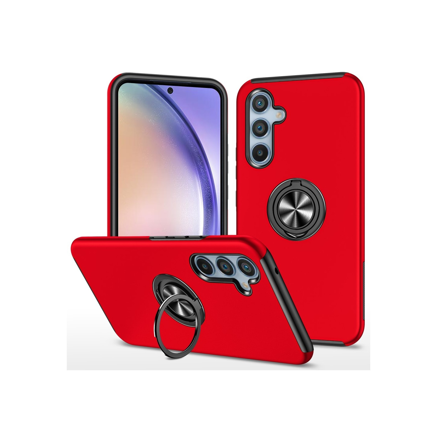 Samsung Galaxy A55 Sormirengas Sivutuen Hybridikotelo