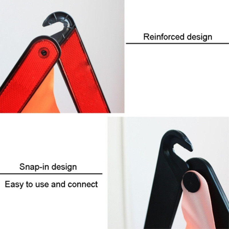 Car Emergency Breakdown Warning Triangle Reflective Stop Sign