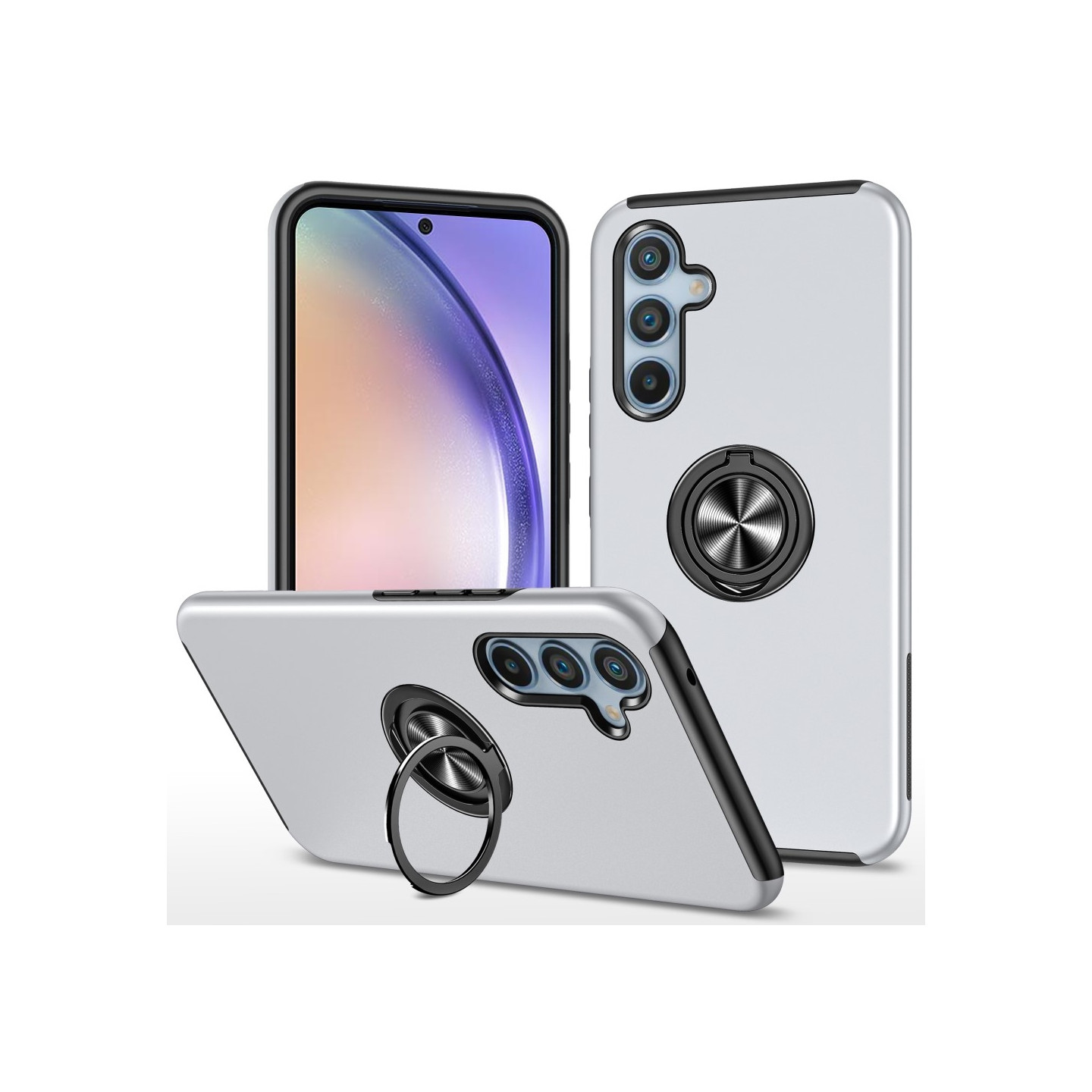 Samsung Galaxy A55 Sormirengas Sivutuen Hybridikotelo