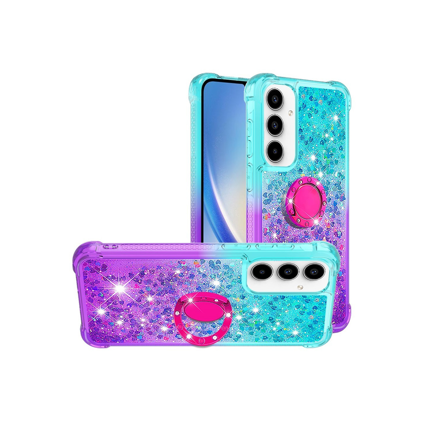 YB Quicksand Series - 8 for Samsung Galaxy A35 Kickstand TPU Cover