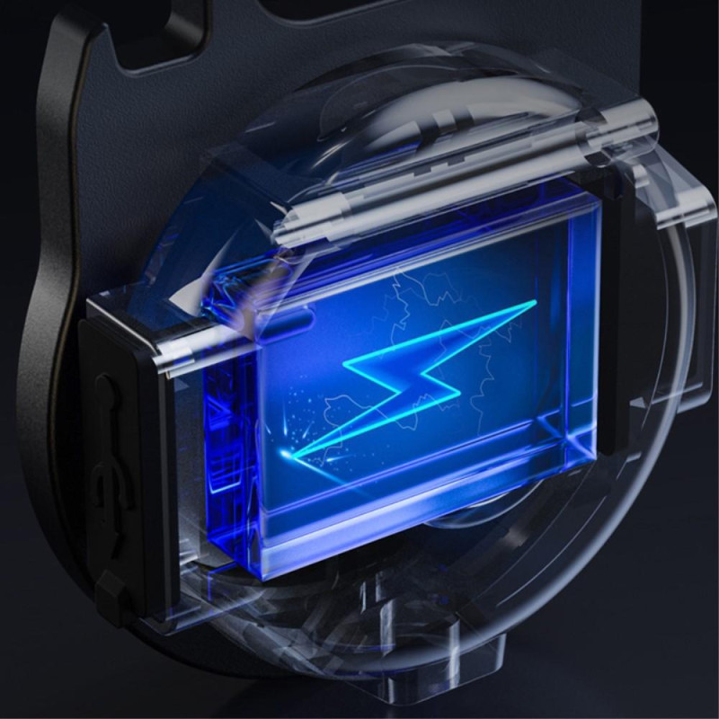 Keychain Flashlight Outdoor Portable Rechargeable Work Light Red+Yellow+White