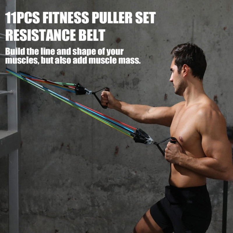 Fitness Puller Resistance Belt Training Elastic Gym Kehonrakennus