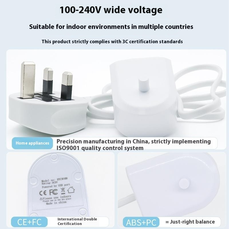 Charger Dock For Philips HX8211/HX6100/HX6730/HX3216 Electric Toothbrush Charging Base