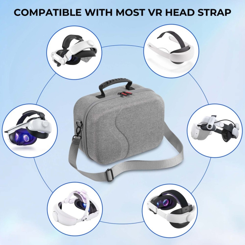 For Meta Quest 3 VR Hardshell Carrying Case Protective Case Storage