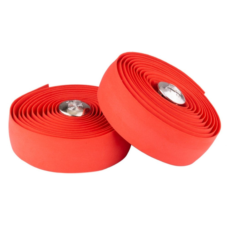 2 Rolls Bicycle Handlebar Anti - Slip Tape Wrap Strap - Red