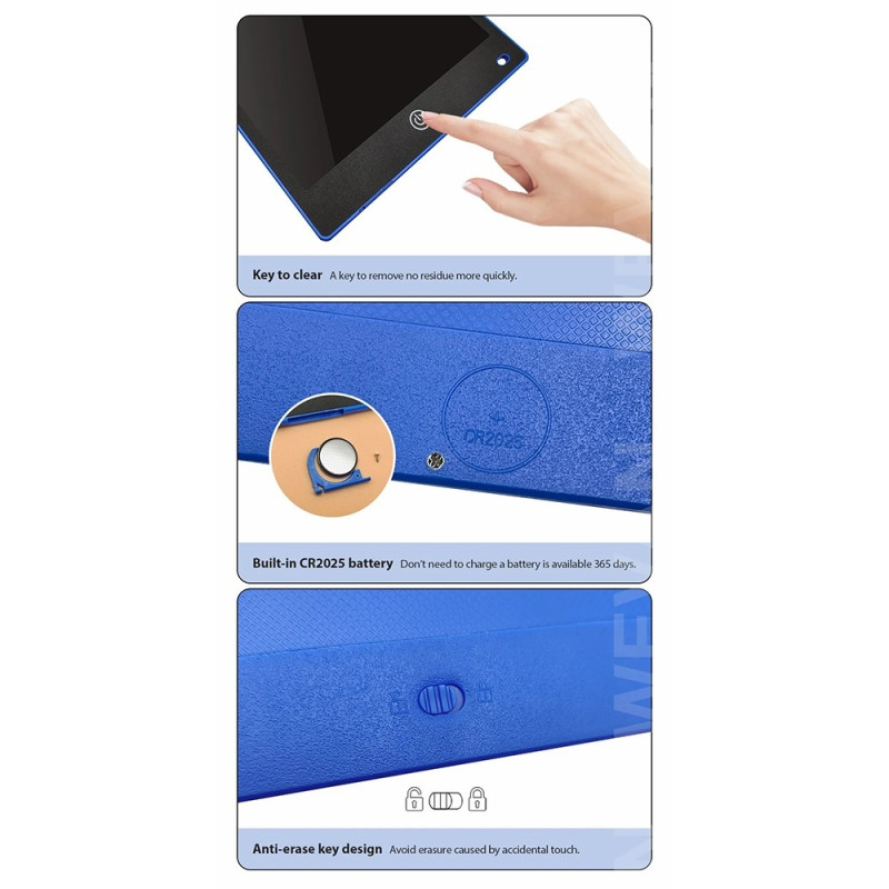 12 tuuman LCD - kirjoituslehtiö piirustusalusta Doodle - alusta